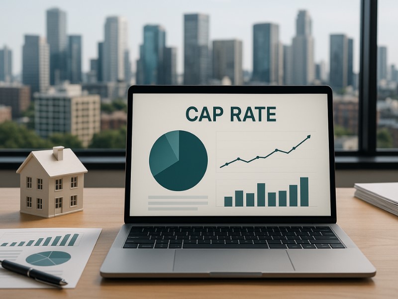 LSG_Cap_Rate_computer_on_business_office_deck